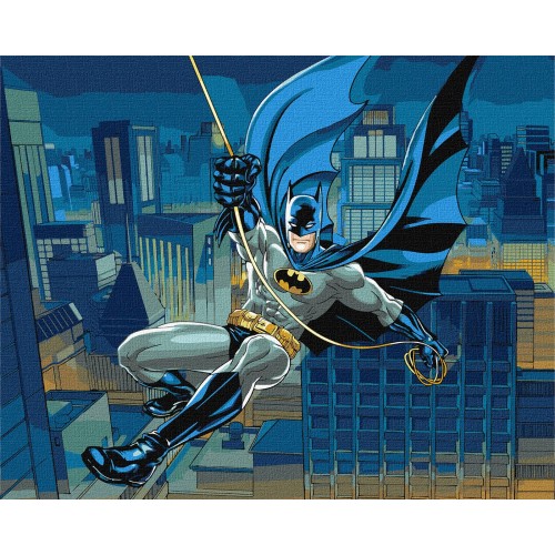 Картина за номерами WB "Batman: Поклик тіні" 40*50см, в термопакете, ТМ Ідейка