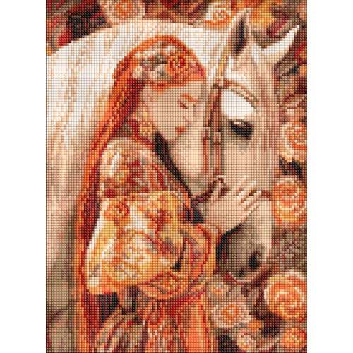 Алмазна мозаїка "Зв’язок душ" 30*40см, в термопакете, ТМ Ідейка