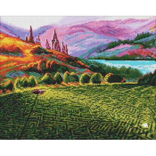 Алмазна мозаїка WB "Harry Potter: Лабіринти" 40*50см, в термопакете, ТМ Ідейка