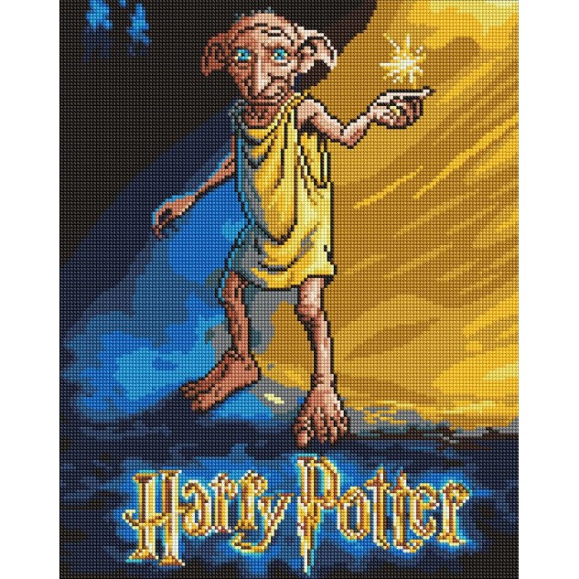 Алмазна мозаїка WB "Harry Potter: Постер з Добі" 40*50см, в термопакете, ТМ Ідейка