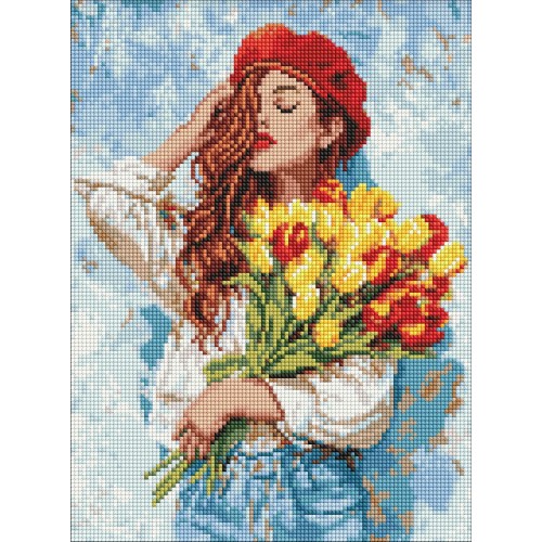 Алмазна мозаїка "В ритмі краси" 30*40см, в термопакете, ТМ Ідейка