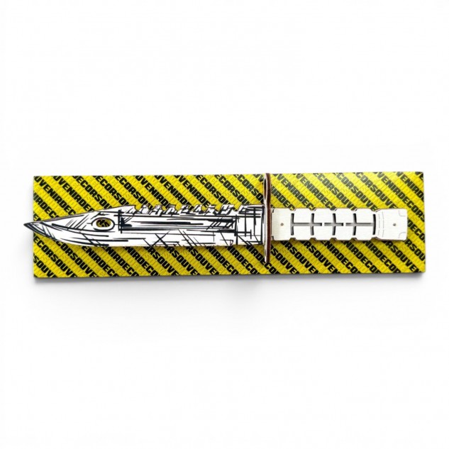 Ніж дерев'яний "M9 BAYONET SKETCH", пак. 28*8см, Сувенір Декор