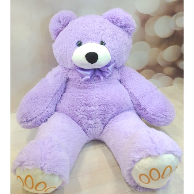 М'яка іграшка ведмідь "Проха" фіолетовий, 110см, ТМ Dreamtoys