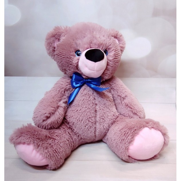 М'яка іграшка ведмідь "Тимко" попіл троянди, 60см, ТМ Dreamtoys