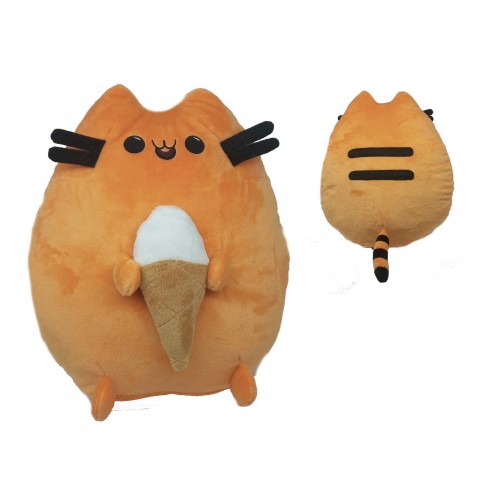 М'яка іграшка "Пушин кет Крапелька" з морозивом, рудий, 26см, ТМ Dreamtoys