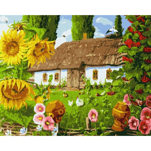 Картина за номерами "Серцю милий край" 40х50см, в термопакеті, ТМ Ідейка