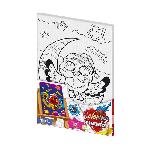 Розмальовка за номерами "Coloring by numbers" 31см*21см с.2 (10)
