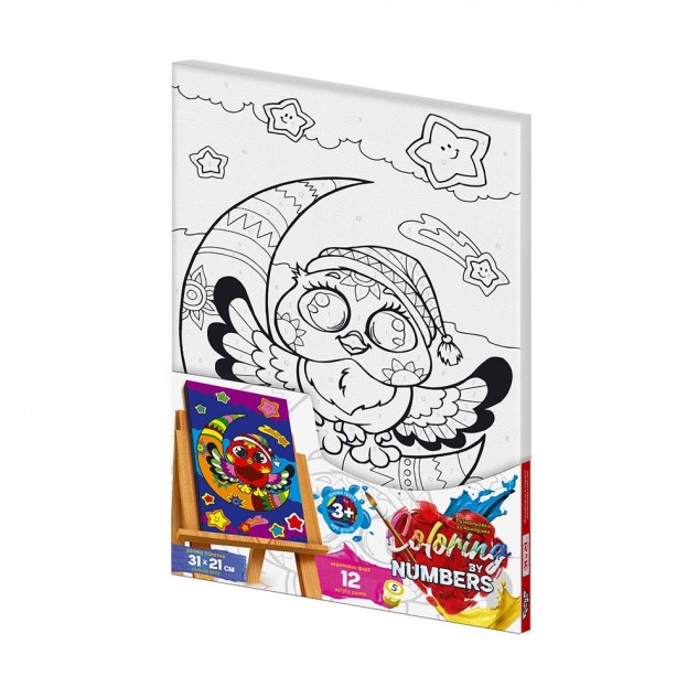 Розмальовка за номерами "Coloring by numbers" 31см*21см с.2 (10)