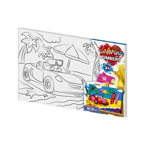Розмальовка за номерами "Coloring by numbers" 31см*21см с.2 (10)