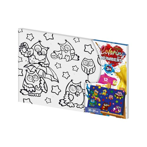 Розмальовка за номерами "Coloring by numbers" 31см*21см с.2 (10)