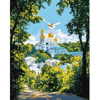 Картина за номерами "Собор духовності" 40*50см, термопакет, ТМ Ідейка