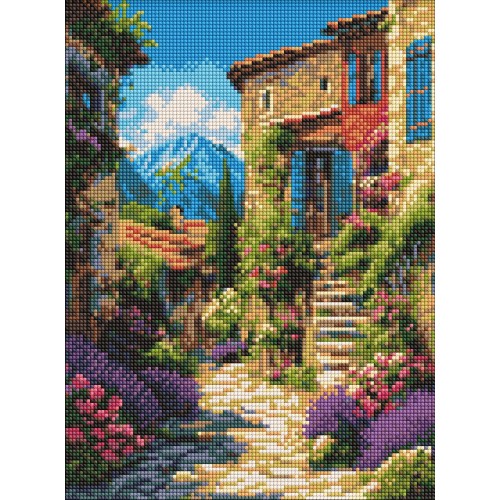 Алмазна мозаїка "Кам’яна тиша" 30*40см, термопакет, ТМ Ідейка