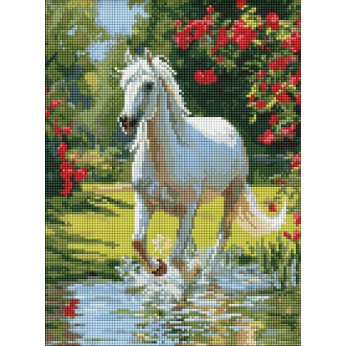 Алмазна мозаїка "Мандрівка через луки" 30*40см, термопакет, ТМ Ідейка